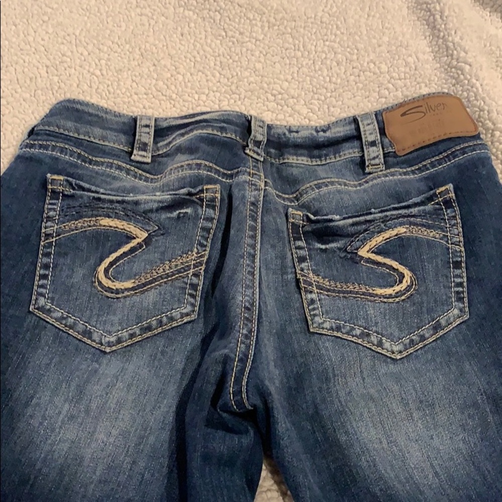 Silver jeans